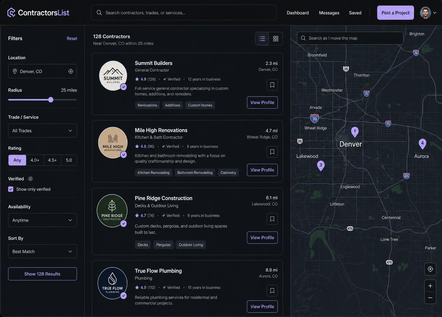 UI/UX Design work sample